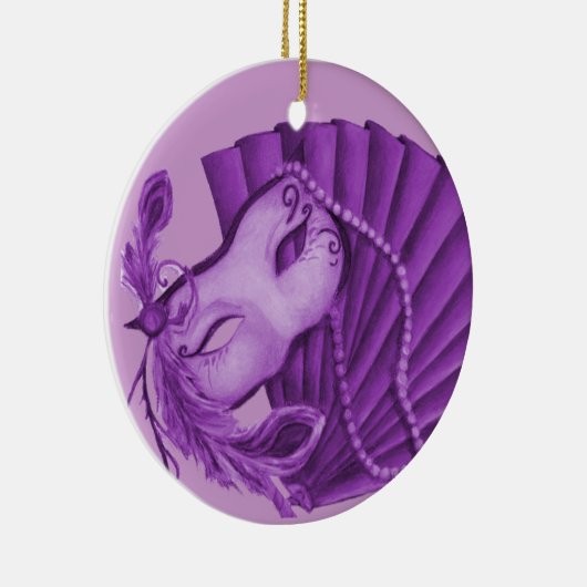 Masquerade im Violett Ornament (Rechts)