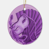 Masquerade im Violett Ornament (Links)