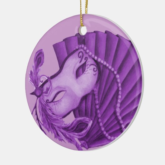 Masquerade im Violett Ornament (Links)
