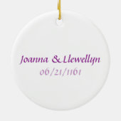 Masquerade im Violett Ornament (Hinten)