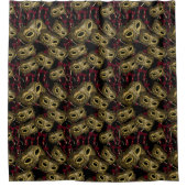 MASQUERADE-KUNST DUSCHVORHANG (Vorderseite)