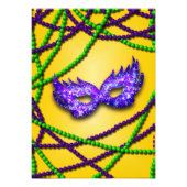 Masquerade Lila Mask Fotodruck (Vorne)