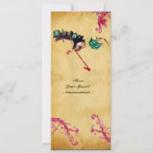 MASQUERADE MAGIC BERRIES MONOGRAM, EINLADUNG (Rückseite)