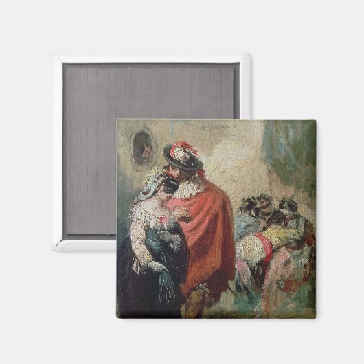 Masquerade Magnet (Vorderseite/Rückseite)