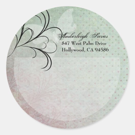 Masquerade Mailing Label Stickers (Vorderseite)