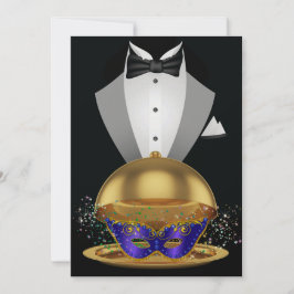 Masquerade / Mardi Gras Elegante Einladung