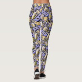 Masquerade Mardi Gras Pop Mode Leggings (Rückseite)