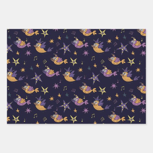 Masquerade Mardi Gras Wrapping Paper Sheets Geschenkpapier Set (Vorderseite 2)