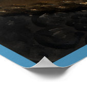 Masquerade Mask Laugh Liebe Dance Print Poster (Ecke)