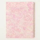 Masquerade Mask on Dusty Pink Brocade Muster Planer (Rückseite)