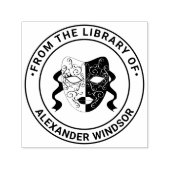 Masquerade Maske #1 Bibliotheksname Permastempel (Design)