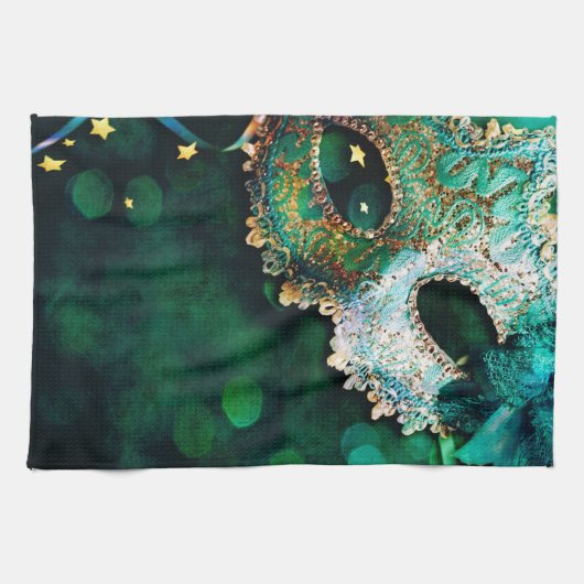 Masquerade Maske Kostüm Hallowe Küche Geschirrtuch (Horizontal)