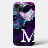 Masquerade Maske Kostüm Hallowongram IPAD Case (Rückseite)