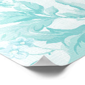 Masquerade Maske mit den goldenen Verzierungen Poster (Ecke)