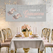 Masquerade Maske Quinceañera Rose Gold ID1031 Banner