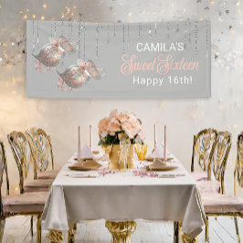 Masquerade Maske Sweet 16 Rose Gold ID1032 Banner