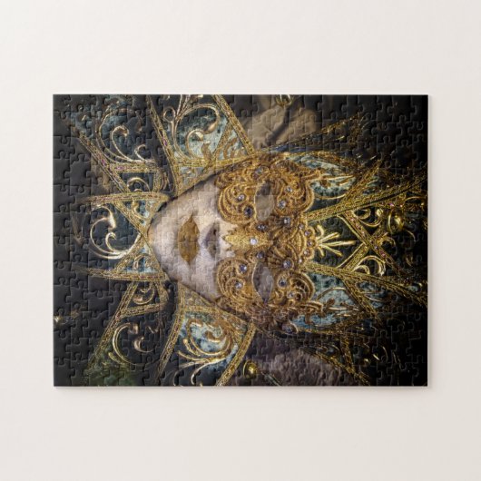 Masquerade Maske Viktorianisch elegant gotisch Puzzle (Horizontal)