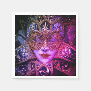 Masquerade Maske Viktorianisch elegant gotisch Serviette