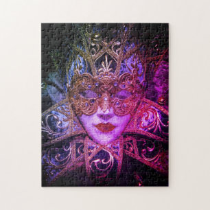 Masquerade Maske viktorianisch elegante gotische Puzzle