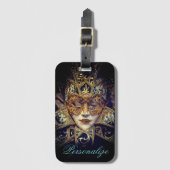 Masquerade Maske Viktorianisch elegante gotische S Gepäckanhänger (Vorderseite Vertikal)