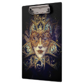 Masquerade Maske Viktorianisch elegante gotische S Klemmbrett (Links)