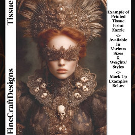 Masquerade Masked Gothic DU1 Decoupage Seidenpapier