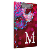 Masquerade Maskencostum Monogram Initial Clip Boar Klemmbrett (Rechts)