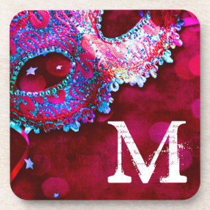 Masquerade Maskenkostüm Hal Monogram Drink Unterse Getränkeuntersetzer