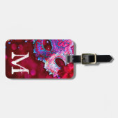 Masquerade Maskenkostüm Hallo Monogram Gepäcktag Gepäckanhänger (Vorderseite horizontal)