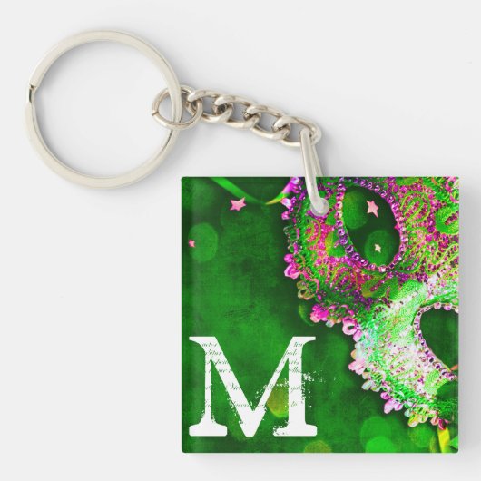 Masquerade Maskenkostüm Halloween Mardi Schlüsselk Schlüsselanhänger (Vorderseite)