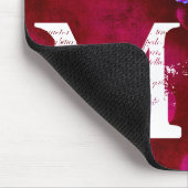 Masquerade Maskenkostüm Monogram Initial Mouse Pad Mousepad (Ecke)