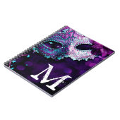 Masquerade Maskenkostüm Monogramm erste Note Buch (Linke Seite)