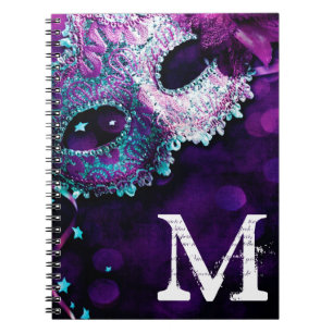 Masquerade Maskenkostüm Monogramm erste Note Buch