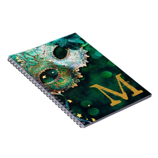 Masquerade Maskenkostüm Monogramm erste Note Buch (Rechte Seite)