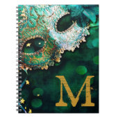 Masquerade Maskenkostüm Monogramm erste Note Buch (Vorderseite)