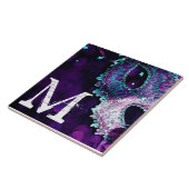 Masquerade Maskensaal Monogram Display Tile Fliese (Seite)