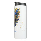 Masquerade Motif Sweet 16 Blue Gold ID1032 Thermosbecher (Nach rechts gedreht)