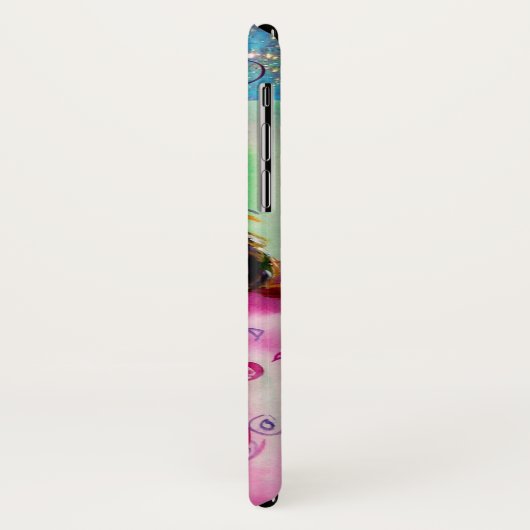 MASQUERADE NACHT / LADY MIT SCHWARZEM KATZMONOGRAM Case-Mate iPhone HÜLLE (Hinten/Links)