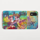 MASQUERADE NIGHT / CARNIVAL DANCE MONOGRAMM Case-Mate iPhone HÜLLE (Rückseite (Horizontal))