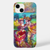 MASQUERADE NIGHT / CARNIVAL DANCE MONOGRAMM Case-Mate iPhone HÜLLE (Rückseite)