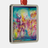 MASQUERADE NIGHT Herz Silbernes Ornament (Rechts)