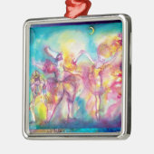 MASQUERADE NIGHT Herz Silbernes Ornament (Links)