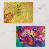 MASQUERADE NIGHT Music, Deco, Theater Artist Visitenkarte (Vorne/Hinten)