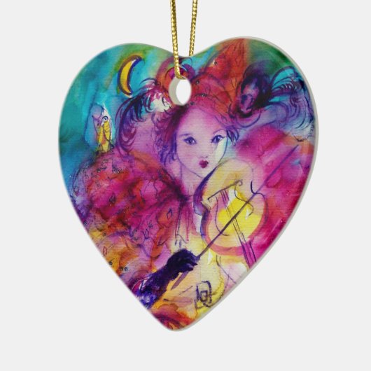 MASQUERADE NIGHT / MUSIK CLOWN KERAMIKORNAMENT (Links)