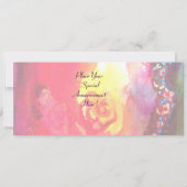 MASQUERADE NIGHT PARTY EINLADUNG (Rückseite)