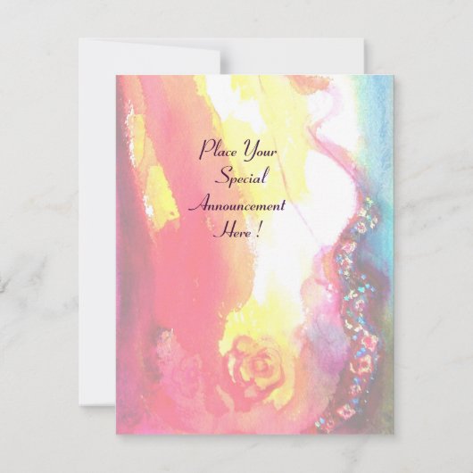 MASQUERADE NIGHT PARTY EINLADUNG (Rückseite)