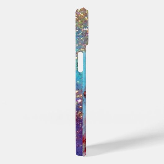 MASQUERADE NIGHT / RED YELLOW JESTER MONOGRAMM Case-Mate iPhone HÜLLE (Rückseite / Rechts)