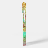 MASQUERADE NIGHT / RED YELLOW JESTER MONOGRAMM Case-Mate iPhone HÜLLE (Rückseite / Links)