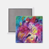 MASQUERADE NIGHT / Venezianischer Karneval Magnet (Vorderseite/Rückseite)