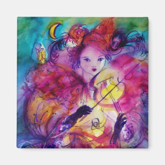 MASQUERADE NIGHT / Venezianischer Karneval Magnet (Vorne)